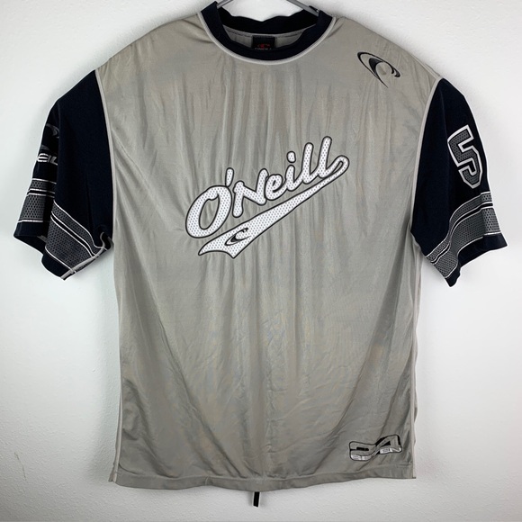 Vintage O’Neill Jersey Gray Men’s Extra Large Made In USA - Picture 1 of 10
